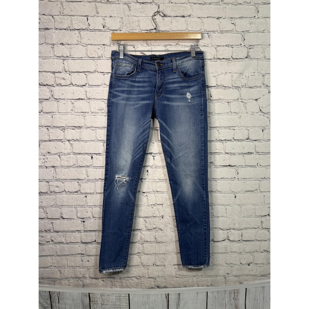 Flying Monkey Distressed Blue Denim Jeans‎ Size 29x27